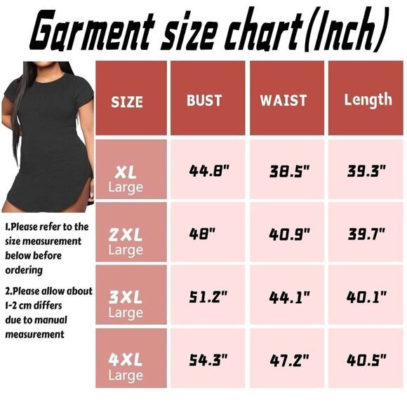 Women's 2XL Red Mini Dress Plus Size Short‎ Sleeve Bodycon Mini Dress - Picture 4 of 7